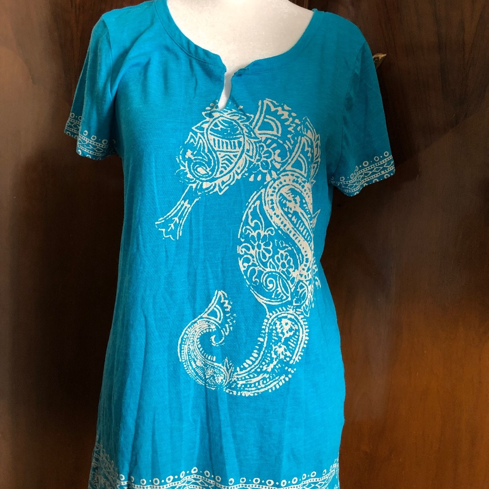 Lucky Brand seahorse t-shirt